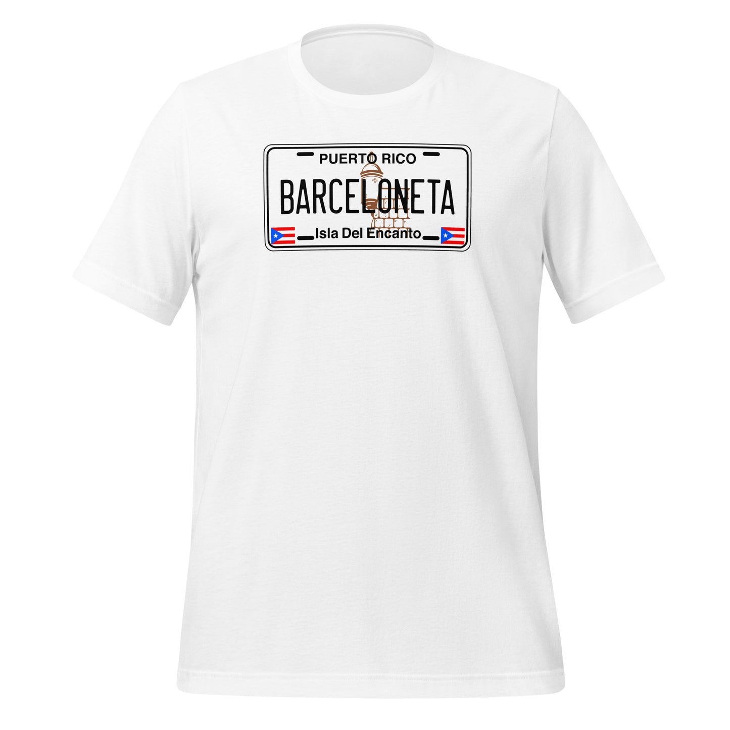 Barceloneta Puerto Rico License Plate Unisex T-Shirt