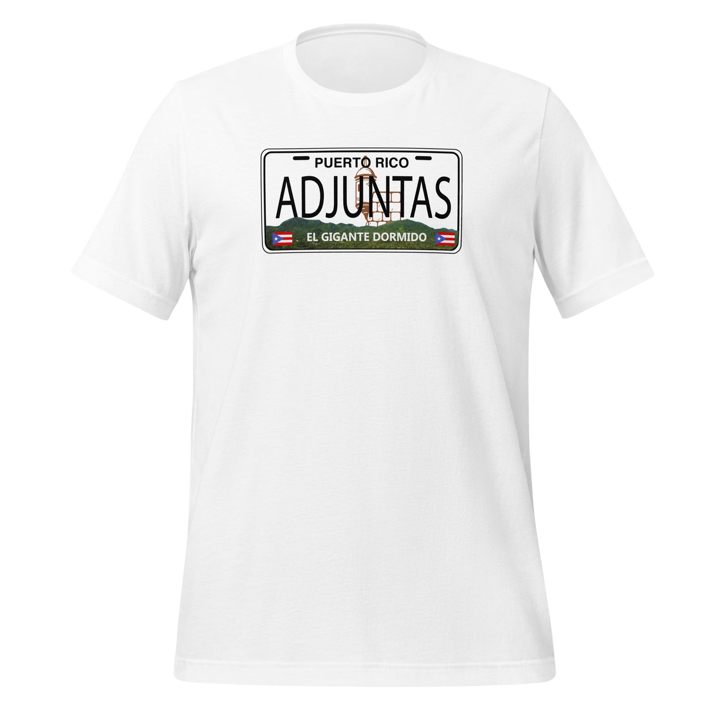 Adjuntas Gigante Dormido Puerto Rico License Plate Unisex T-Shirt