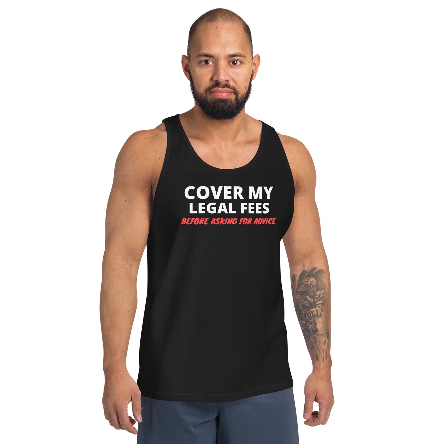 Cover My Legal Fees Unisex Tank Top