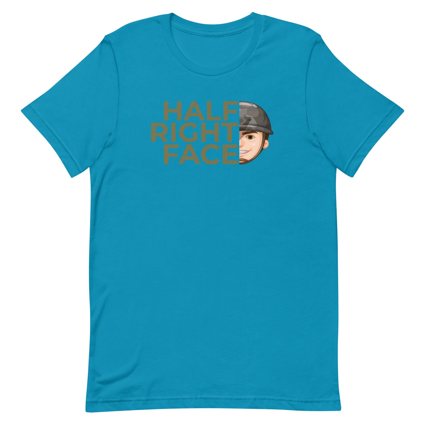 Half Right Face Military Edition Unisex T-Shirt