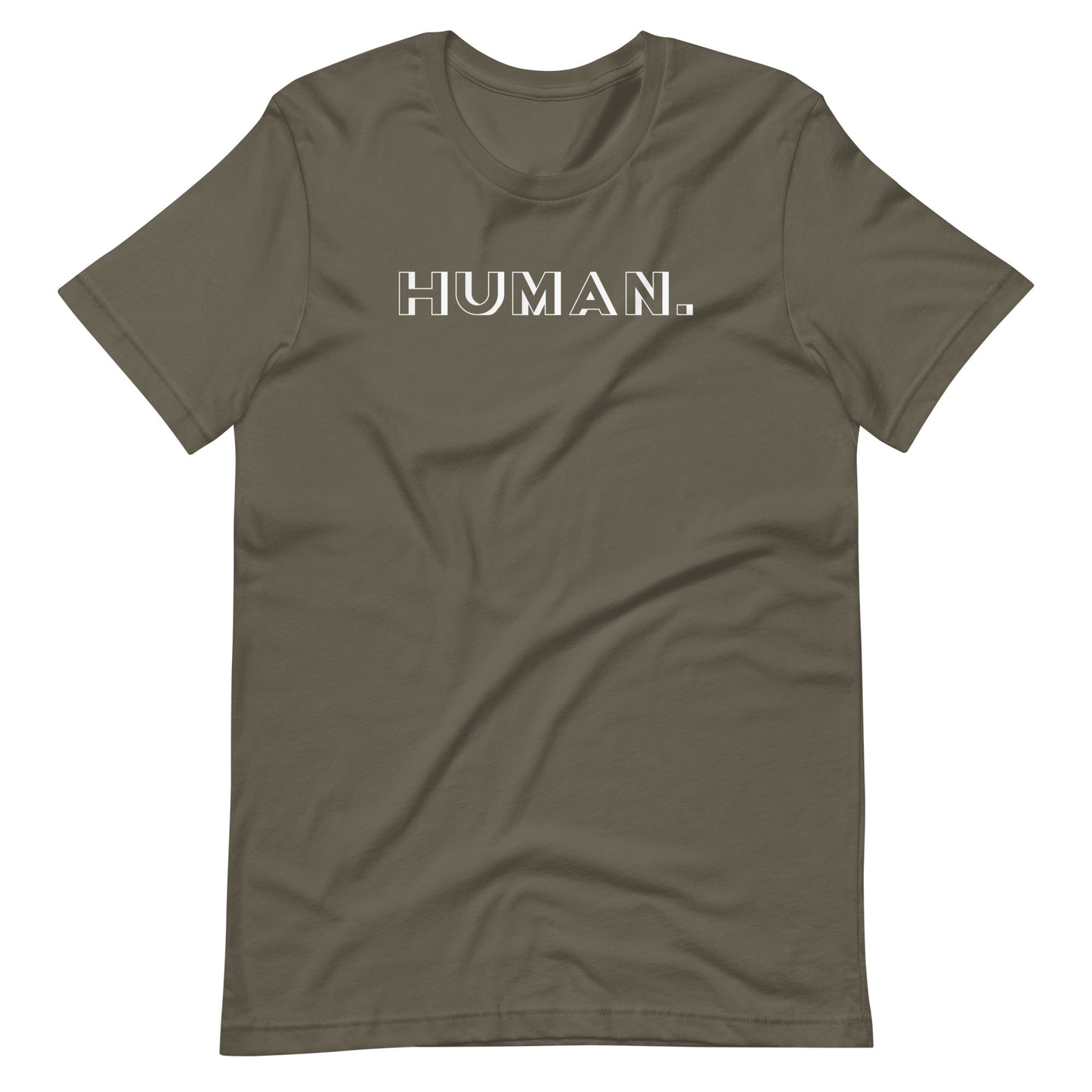 Human. Classic White Logo Unisex T-Shirt