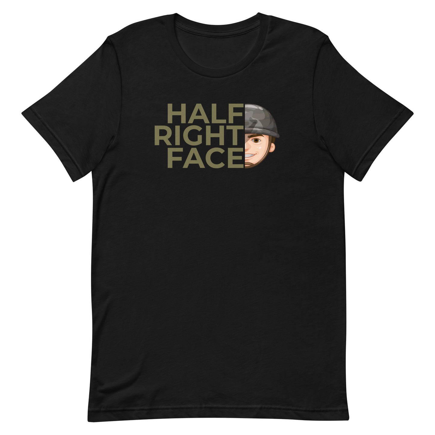 Half Right Face Military Edition Unisex T-Shirt