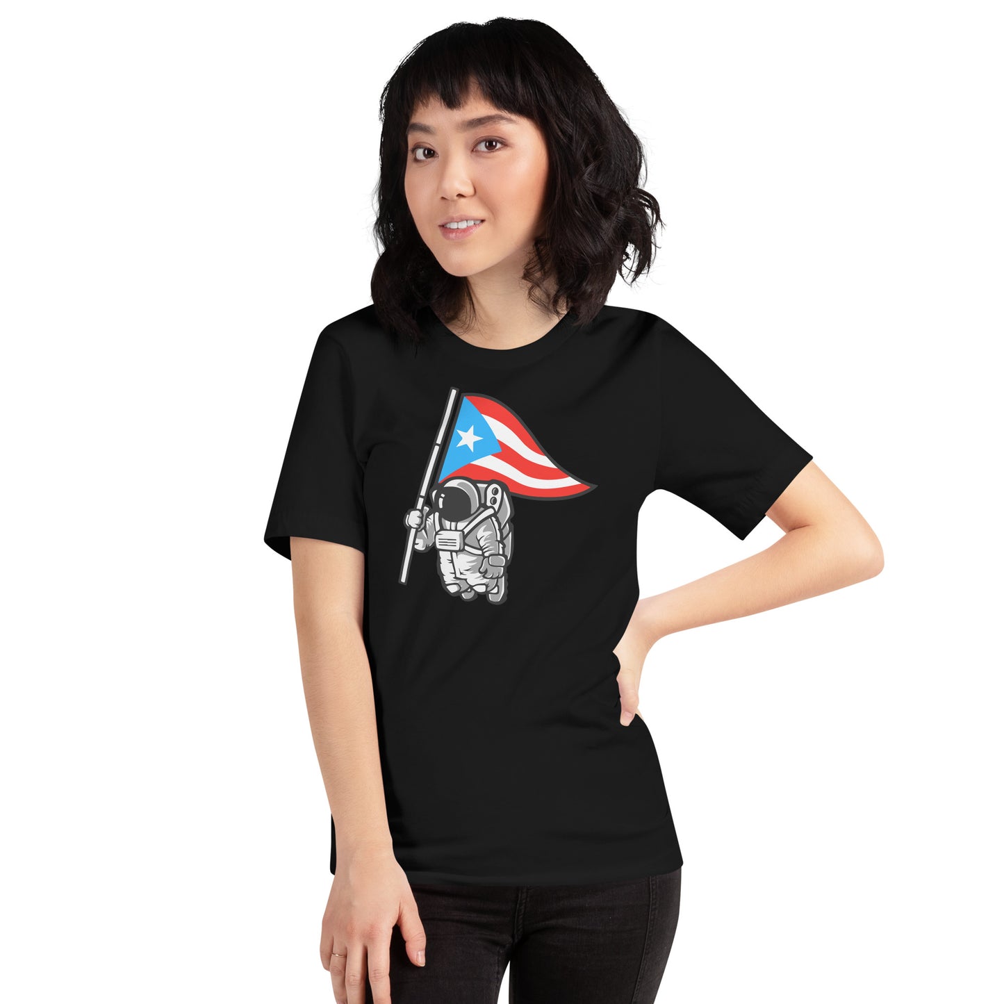 Boricua hasta en la luna Unisex T-Shirt