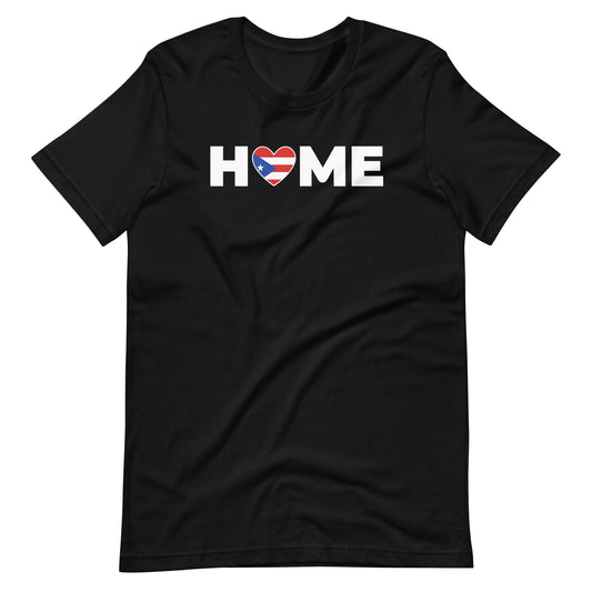 Home Puerto Rico Flag Unisex T-Shirt