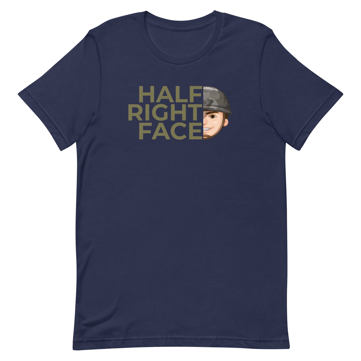 Half Right Face Military Edition Unisex T-Shirt