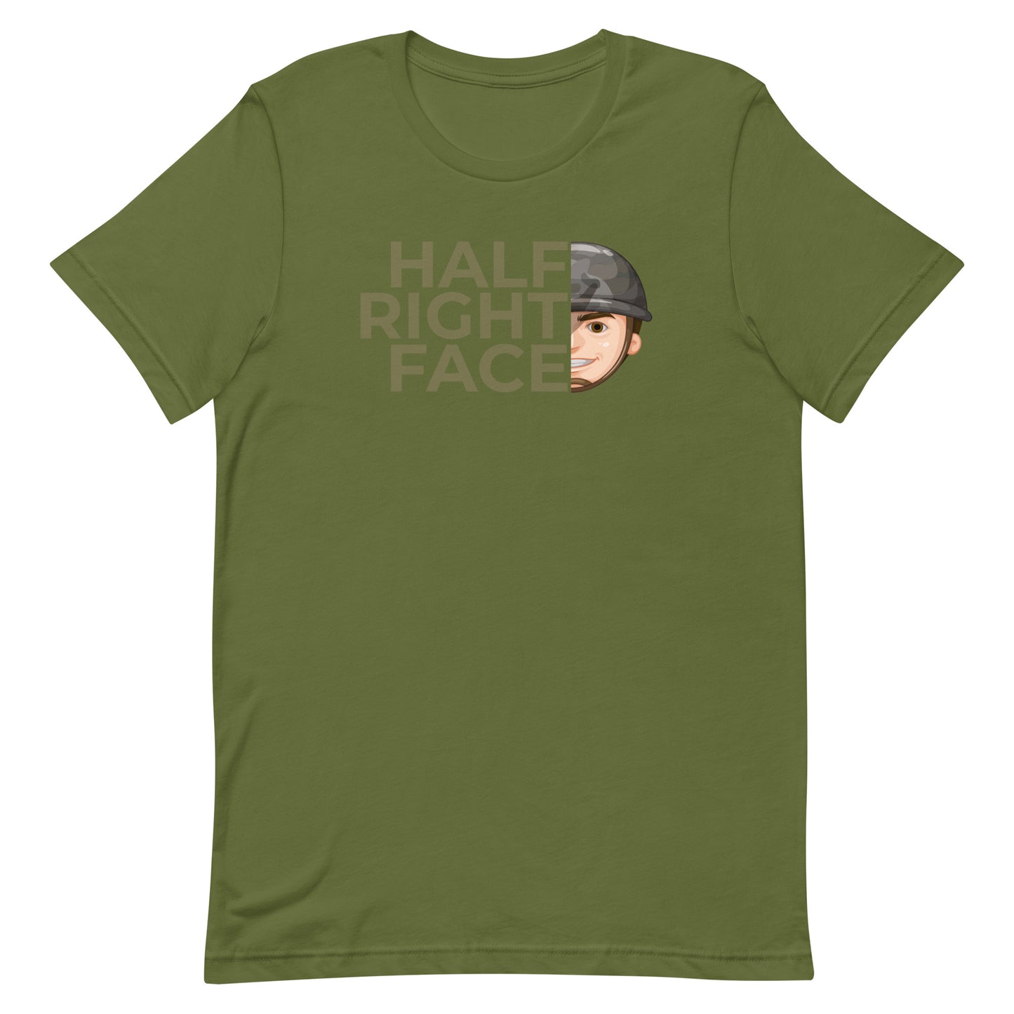 Half Right Face Military Edition Unisex T-Shirt