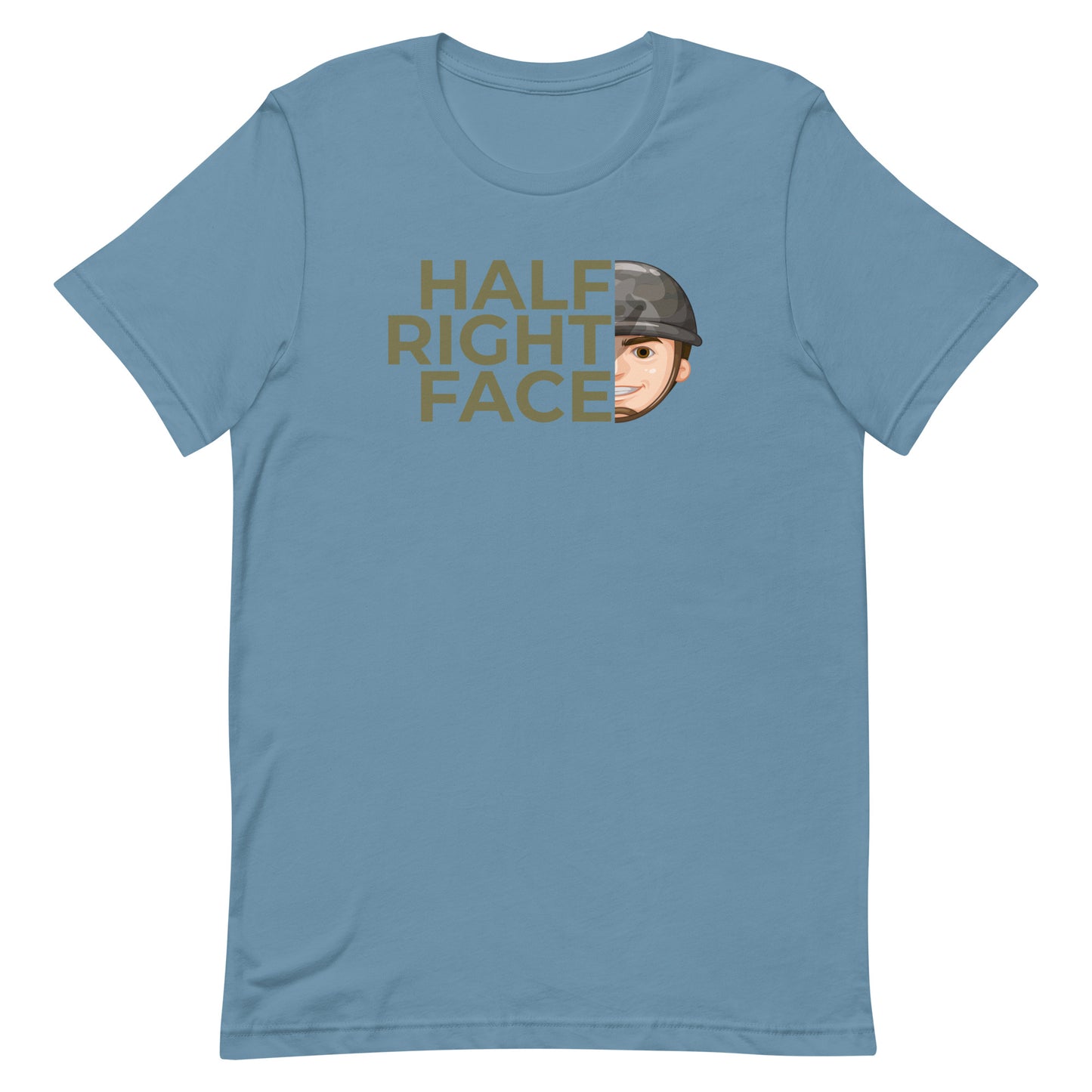 Half Right Face Military Edition Unisex T-Shirt