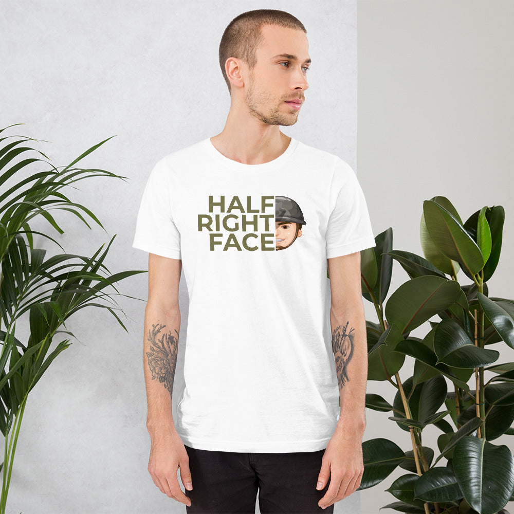 Half Right Face Military Edition Unisex T-Shirt