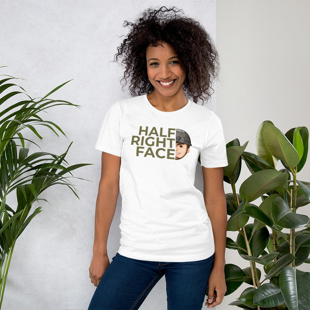 Half Right Face Military Edition Unisex T-Shirt