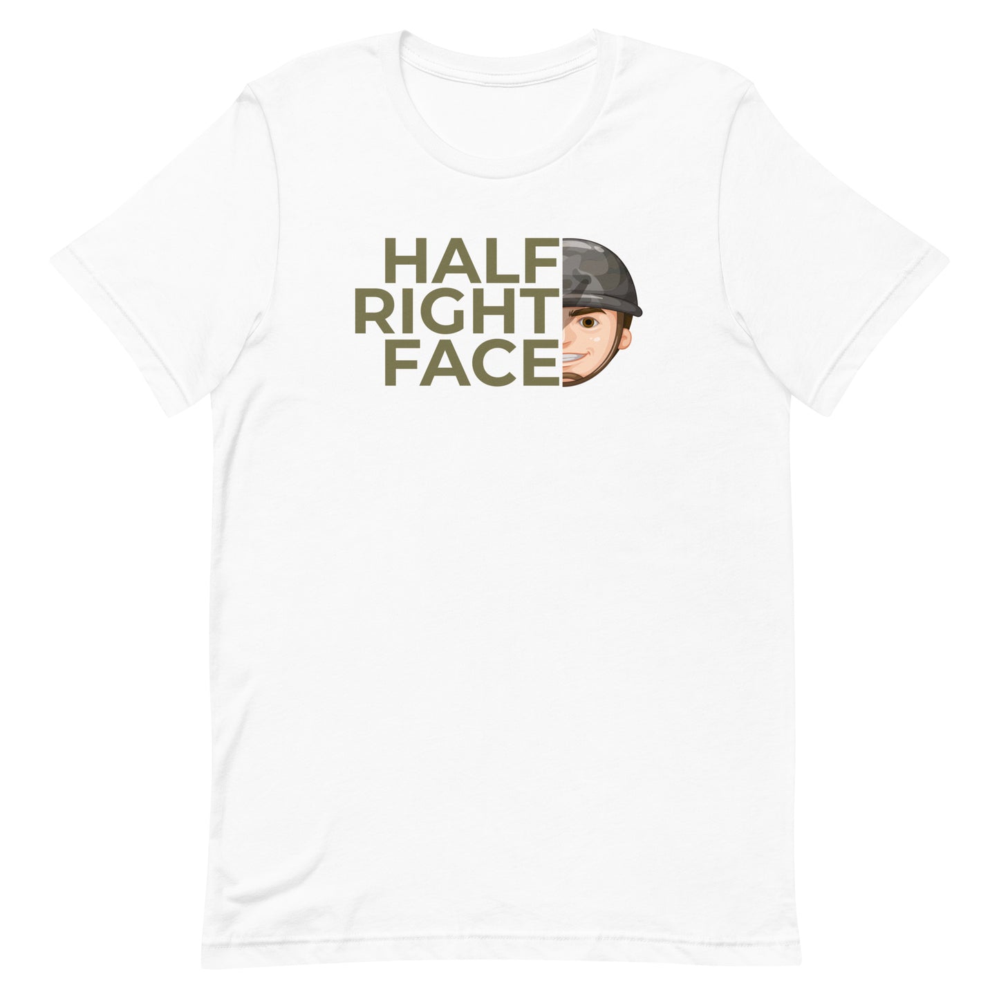 Half Right Face Military Edition Unisex T-Shirt