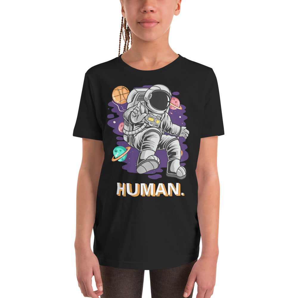 Human. Astronaut Unisex Kid Size T Shirt