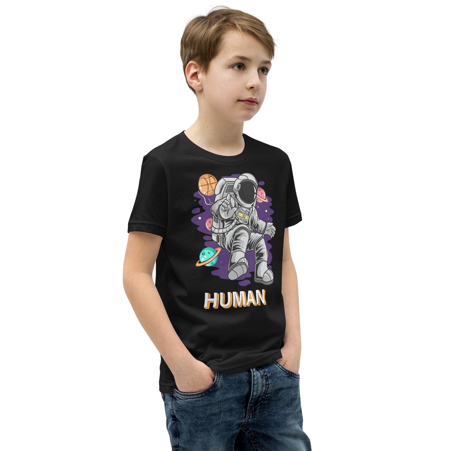 Human. Astronaut Unisex Kid Size T Shirt