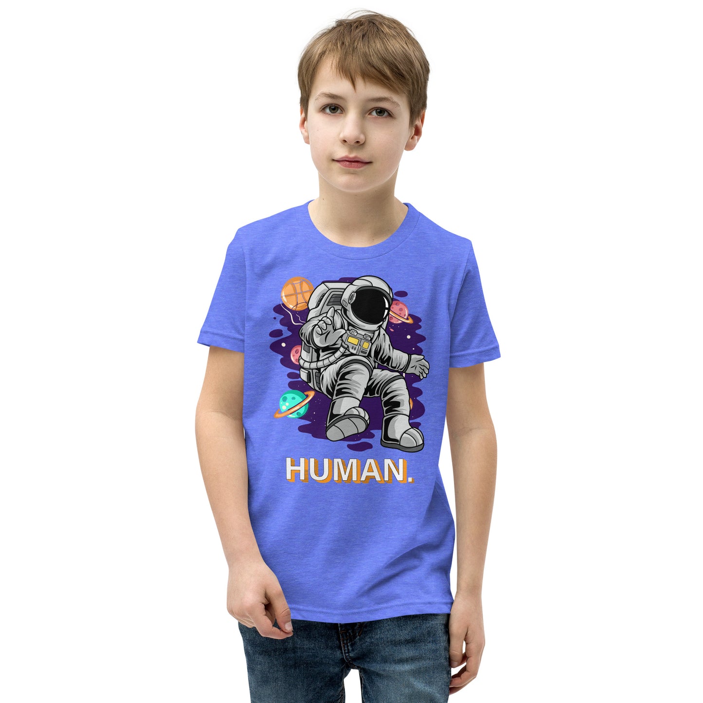 Human. Astronaut Unisex Kid Size T Shirt