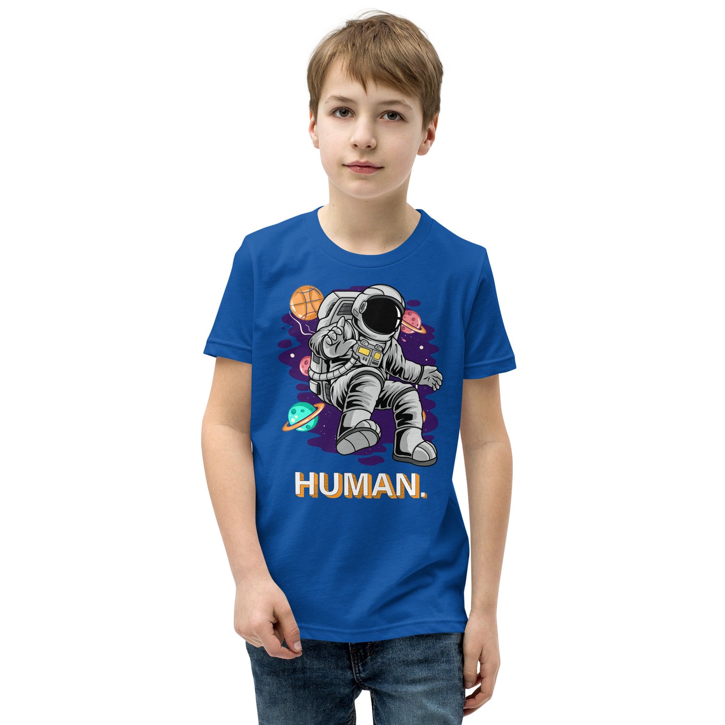 Human. Astronaut Unisex Kid Size T Shirt